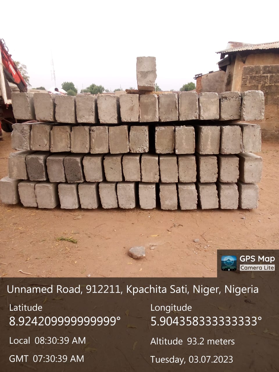 Pole Delivery to Site